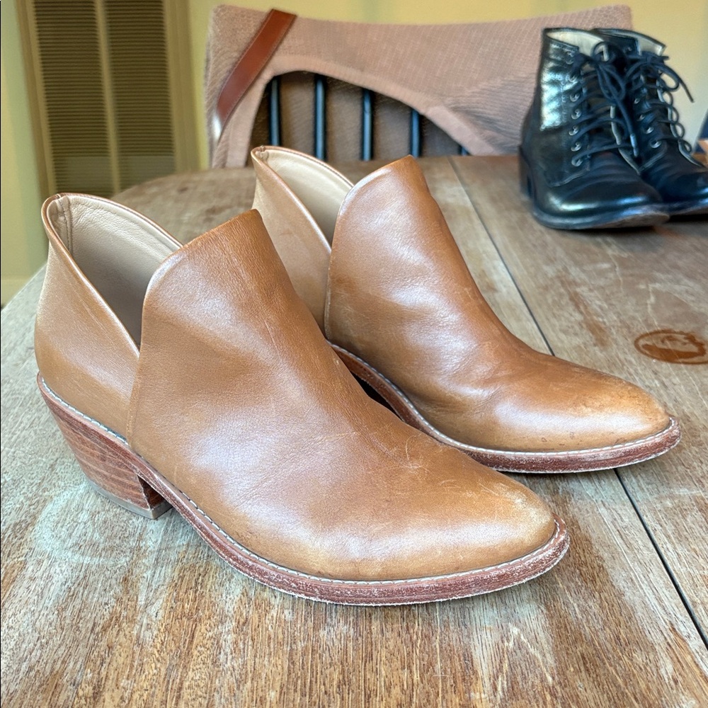 FORTRESS OF INCA Brown Leather Ankle Boots - Picture 5 of 5